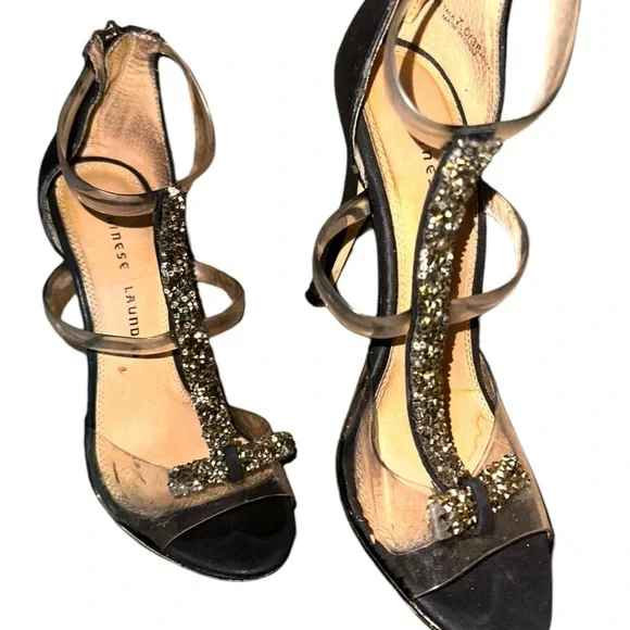 Chinese Laundry Black High Heel Sandals - Picture 5 of 8